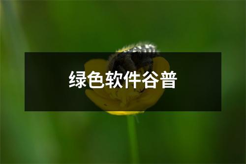 绿色软件谷普